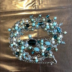 Simply beautiful triple strand necklace